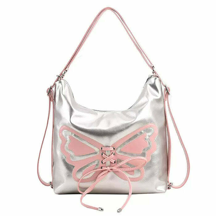 Trendy Butterfly Aesthetic Handbag - Y2K Grunge Style for Fashion-Forward Looks