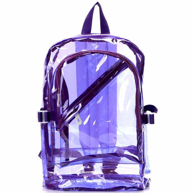 Trendy Clear Backpack for Y2K Fashion: Perfect for Grunge Style and Baggy Outfits