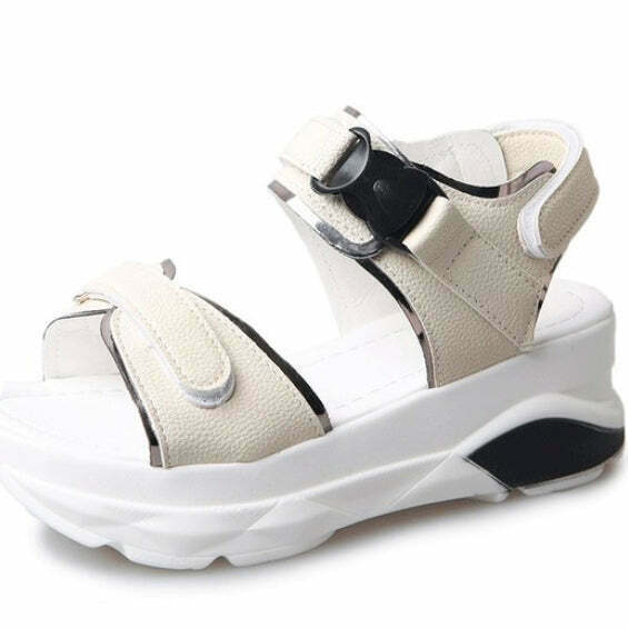 Trendy Cosmic Sandals for Y2K Style: Perfect for Grunge, Sporty, and Rapper Fashion