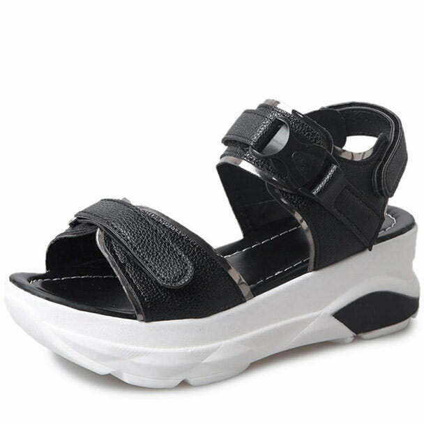 Trendy Cosmic Sandals for Y2K Style: Perfect for Grunge, Sporty, and Rapper Fashion