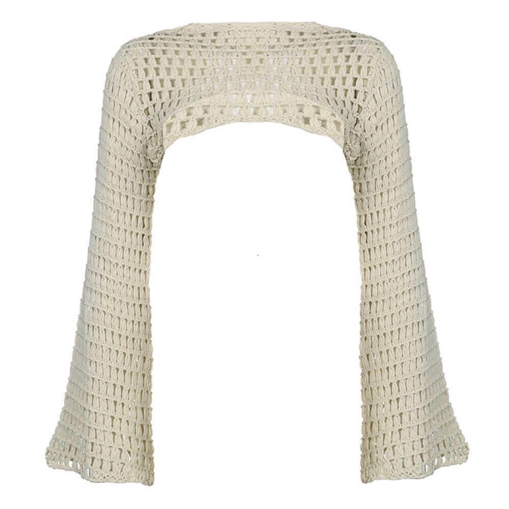 Trendy Crochet Bolero Shrug Top for Y2K Style - Perfect for Modern Grunge Fashion