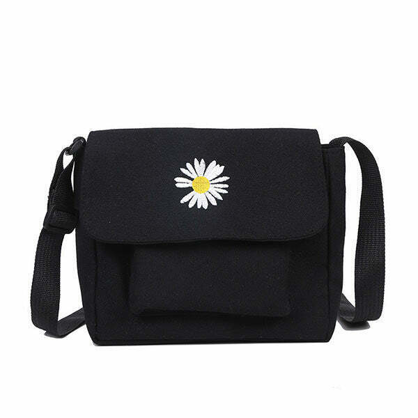 Trendy Daisy Handbag for Y2K Fashion: Perfect for Grunge, Fairy Styles & Casual Outfits