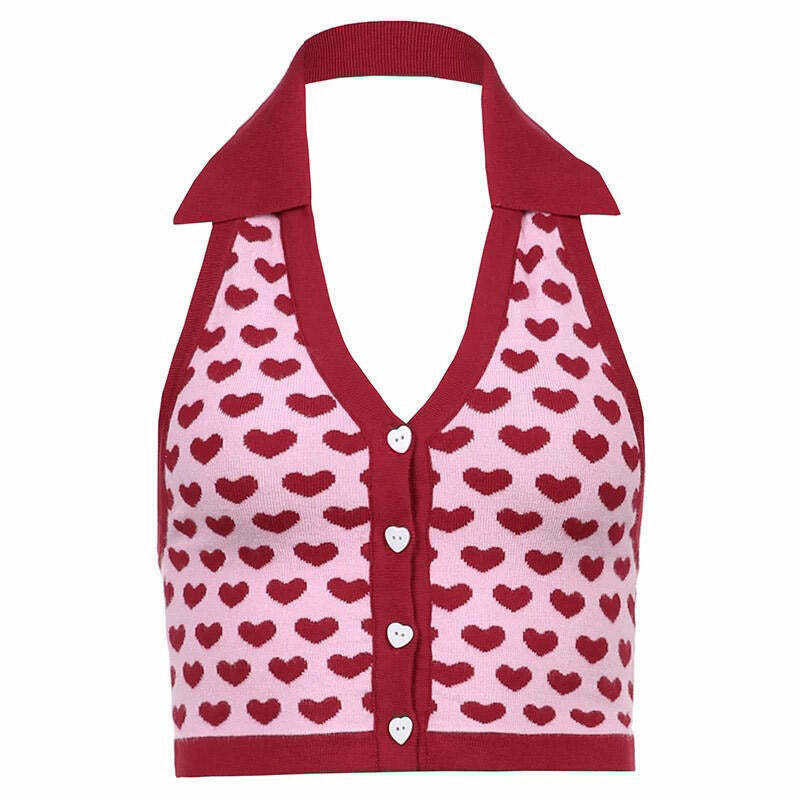 Trendy Heartbreaker Collared Top for Y2K Fashion: Perfect for Concerts & Casual Outfits