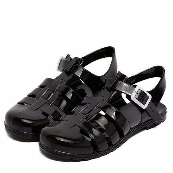 Trendy Jellypop Sandals for Y2K Fashion: Perfect for 90s Outfits and Grunge Styles