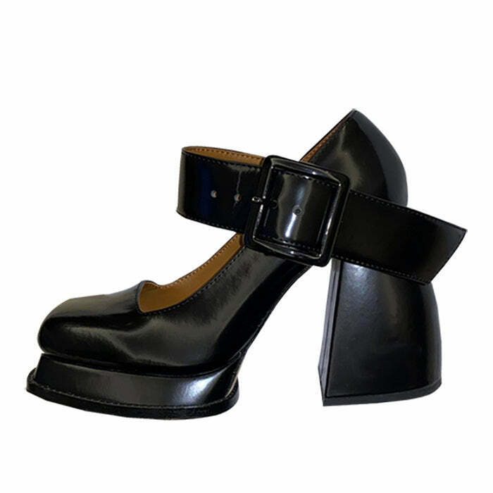 Trendy Mary Jane Heels for Y2K Grunge Outfits and Goth Summer Styles