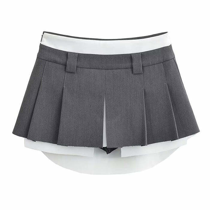 Trendy Mini Pleated Skirt for Y2K Fashion Lovers - Retro Style for 2024 Looks