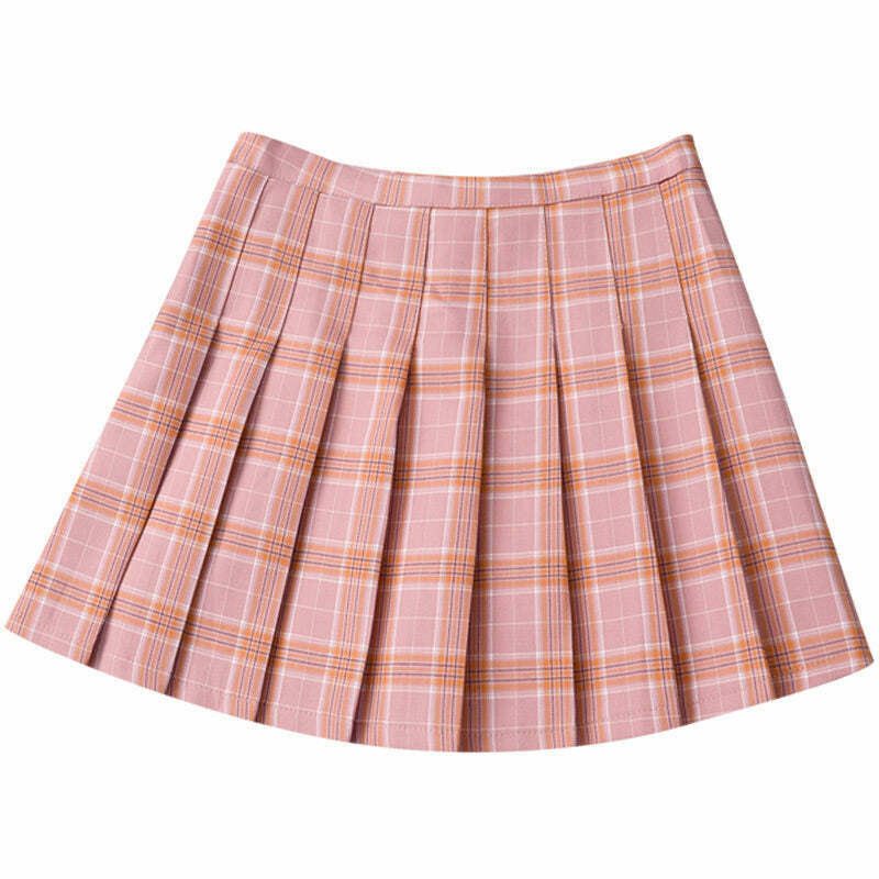 Trendy Multicolor Plaid Mini Skirt for Y2K Grunge Harajuku and Gothic Fashion Styles