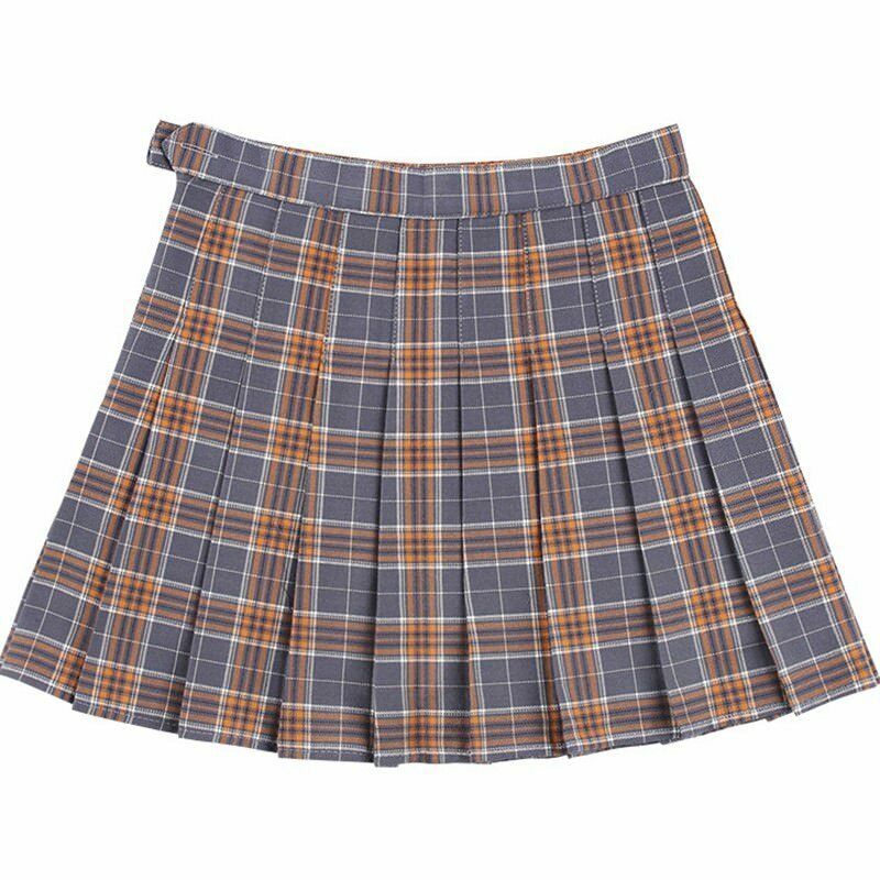 Trendy Multicolor Plaid Mini Skirt for Y2K Grunge Harajuku and Gothic Fashion Styles