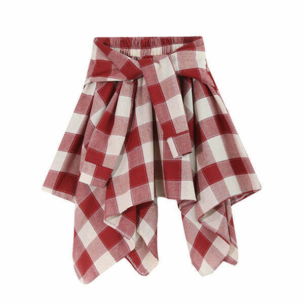 Trendy Multicolor Plaid Skirt for Y2K Rock Fashion - Perfect for Hot Y2K Outfits