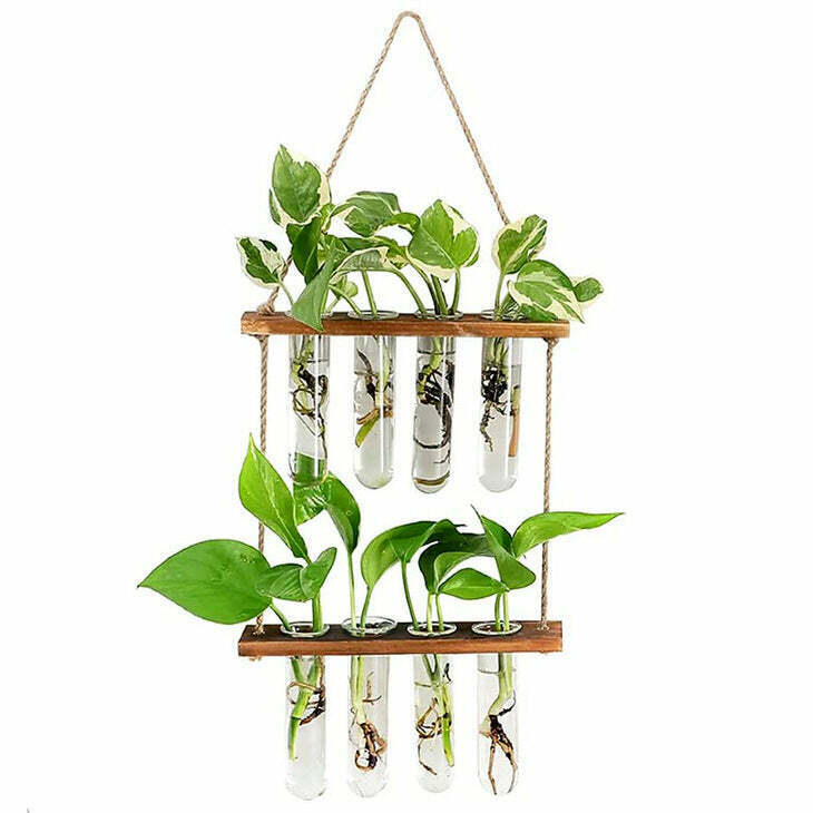 Trendy Plant Mom Hanging Vase - Y2K Fashion Decor for Stylish Home Aesthetic