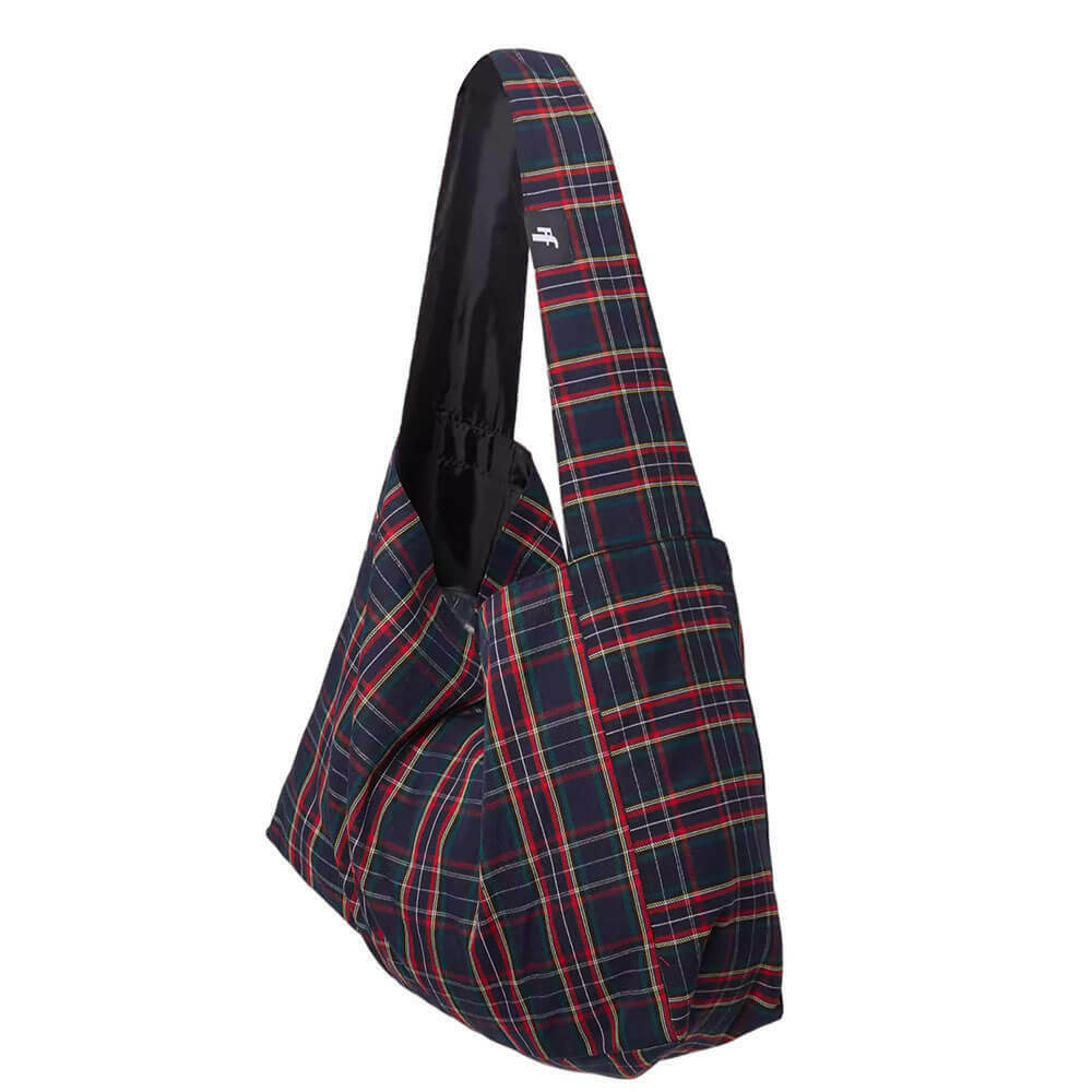 Trendy Preppy Style Plaid Tote Bag - Perfect for Y2K Fashion Lovers and K-Pop Fans