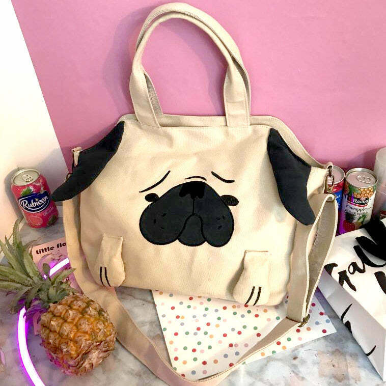 Trendy Puggo Handbag for Y2K Fashion Lovers - Stylish Grunge & Casual Outfits