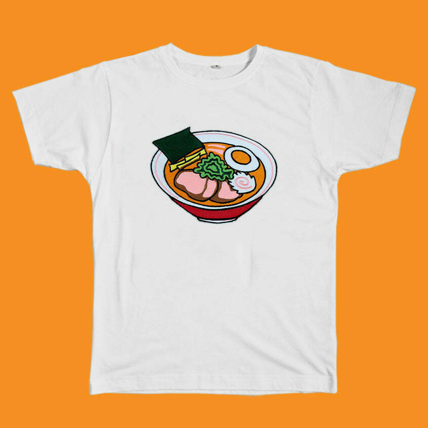 Trendy Ramen Tee - Y2K Graphic T-Shirt for Gacha Outfits & Grunge Fashion Lovers