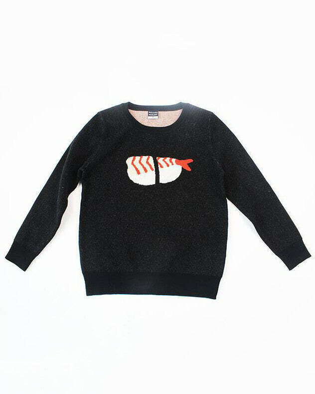 Trendy Sushi Jumper for Y2K Style - Retro 90s Fashion & Y2K Outfits for Men