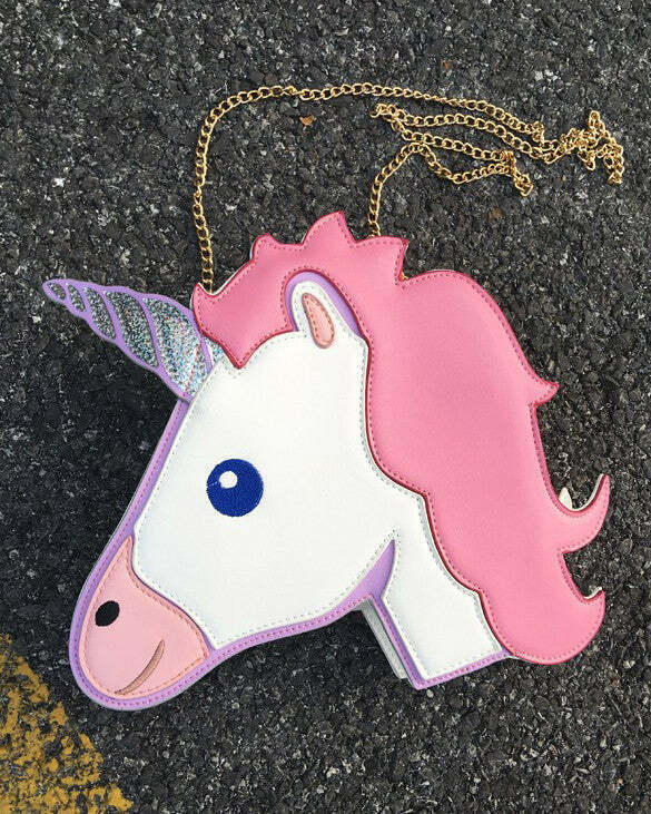 Trendy Unicorn Bag for Y2K Fashion Lovers - Perfect for Baggy Outfits & Stylish Parties