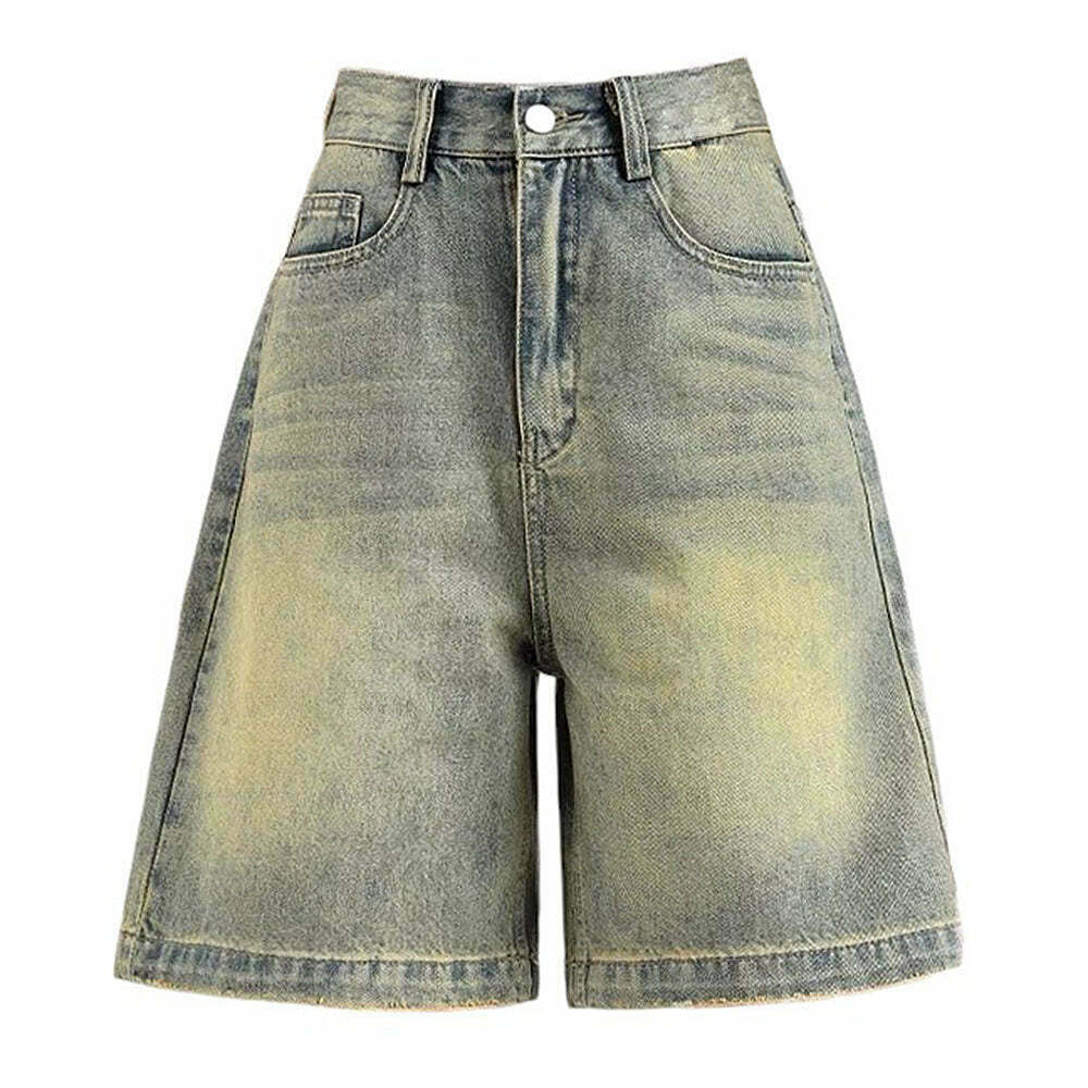 Trendy Y2K Knee-Length Shorts for Teens - Stylish Grunge & Elegant Fashion Designs