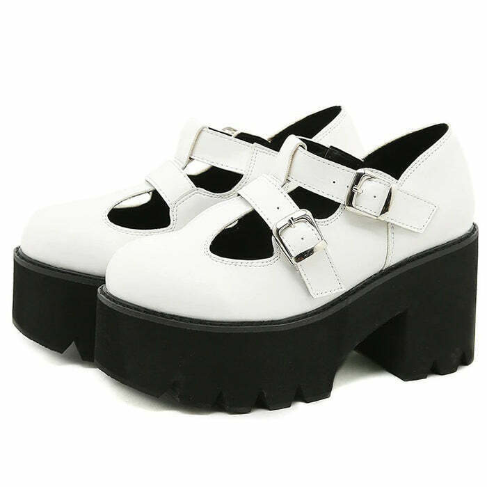 Trendy Y2K Platform Sandals for Teens - Cyber Style Footwear for Modern Fashion Lovers