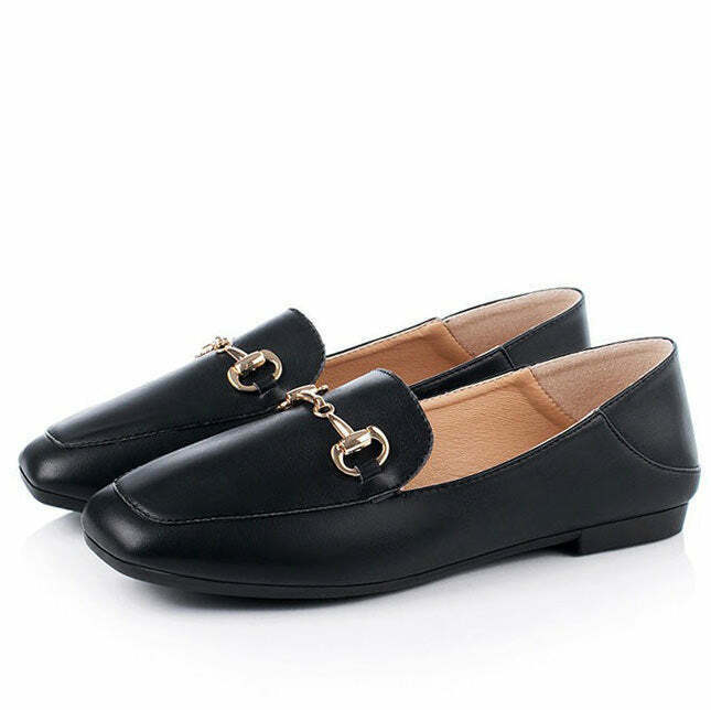 Trendy Y2K Student Loafers for Stylish Summer Outfits and Retro Fashion Enthusiasts