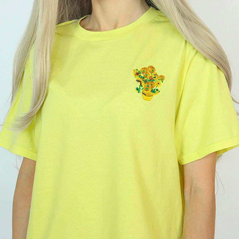 Van Gogh Sunflowers Tee - Trendy Y2K Fashion for Unique Vintage Style Outfits