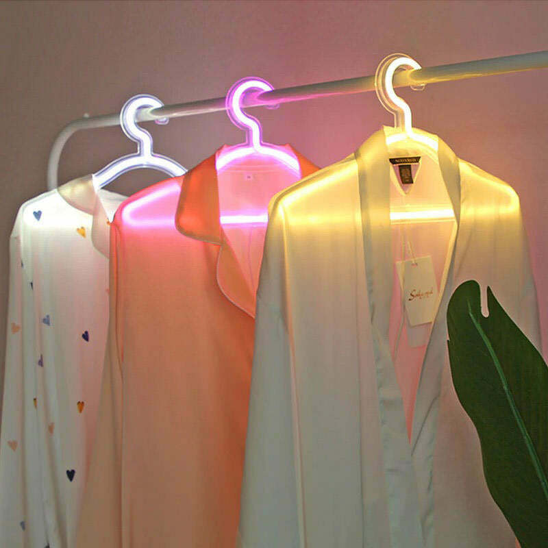 Vibrant Neon Clothes Hanger for Y2K Style Outfits - Perfect for Grunge and Cargo Fashion