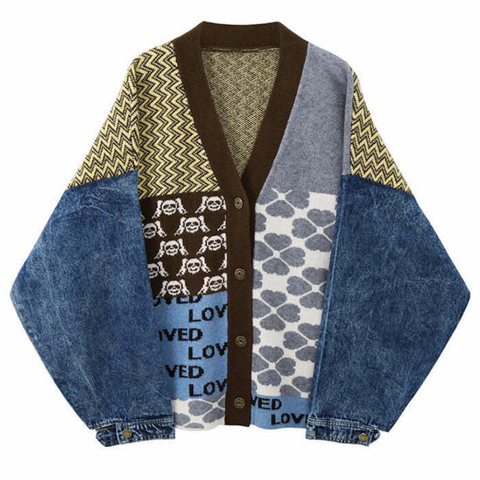 Vintage Denim Jacket for Y2K Fashion: Trendy 2000s Aesthetic Outfits for Boys