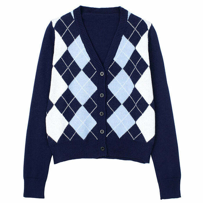 Y2K High School Crush Cardigan - Trendy Skater Fashion & Stylish Logo Clothing