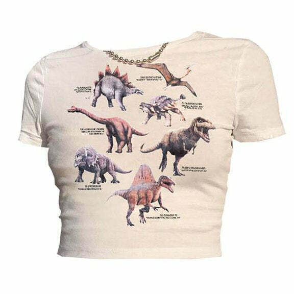 Y2K Punk Style Reptiles Tee - Trendy Y2K Design Clothing for Bold Fashion Statements