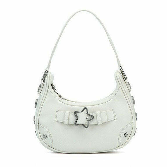 Y2K Star Shoulder Bag - Retro Futurism Fashion Accessory for Trendy Style Enthusiasts