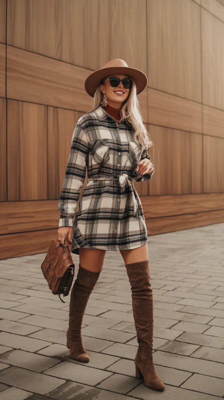 plaid-shirt-dress-with-knee-high-boots-okk-a-plaid-NNu1Z_P4TtSrV2Vjvu3pdA-vM2mpFqXSD6Bo36tod3Ulg